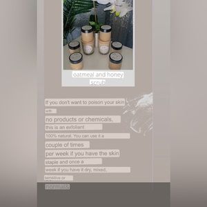 oatmeal and honey scrub 1